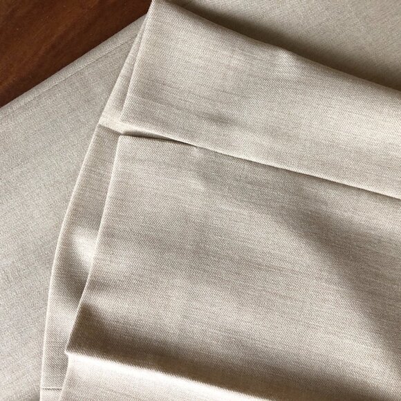 Akris Ivory Wool Trousers • Tailored Straight Leg • Size 10 - Picture 6 of 6